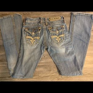 Rock Revival distressed boot cut size 26